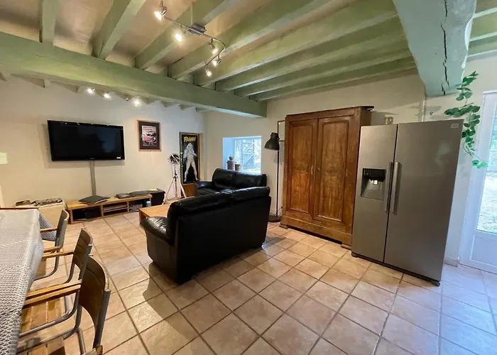 Dans Un Centre Equestre Grand Parking